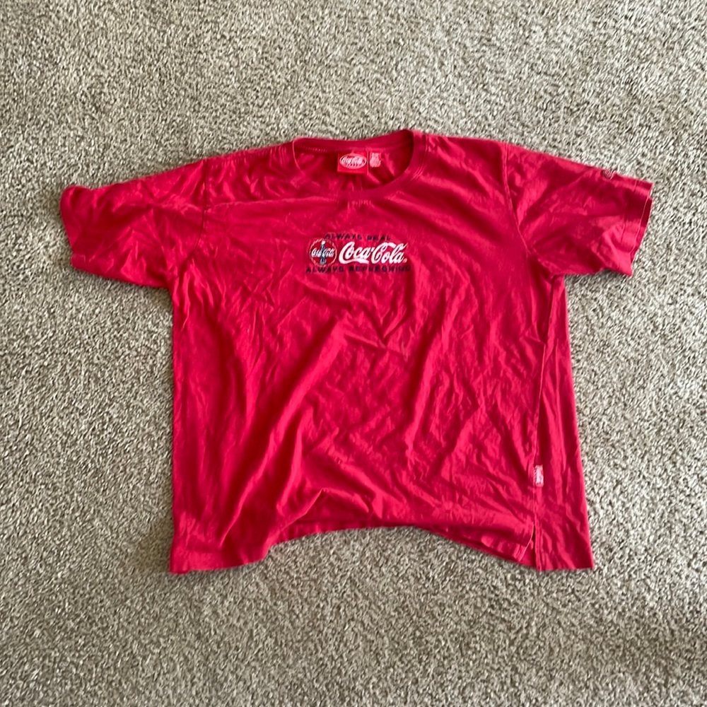 Vintage red Coca-Cola t-shirt, size XL